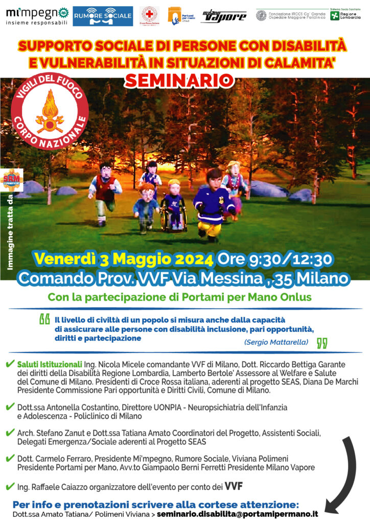 portami per mano seminario 3 mag vvf